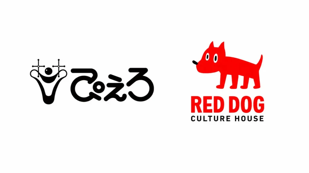 تصویر آیکون دو شرکت Red Dog Culture House و Studio Pierrot در کنار هم