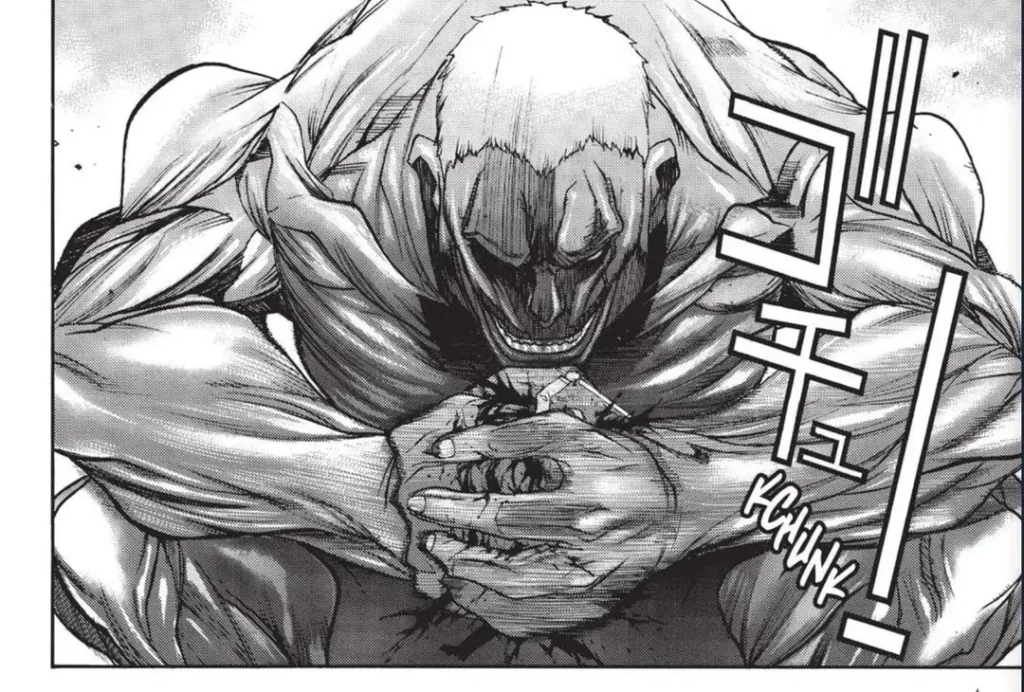 یکی از تایتان های اصلی مانگای Shingeki no Kyojin: Before the Fall