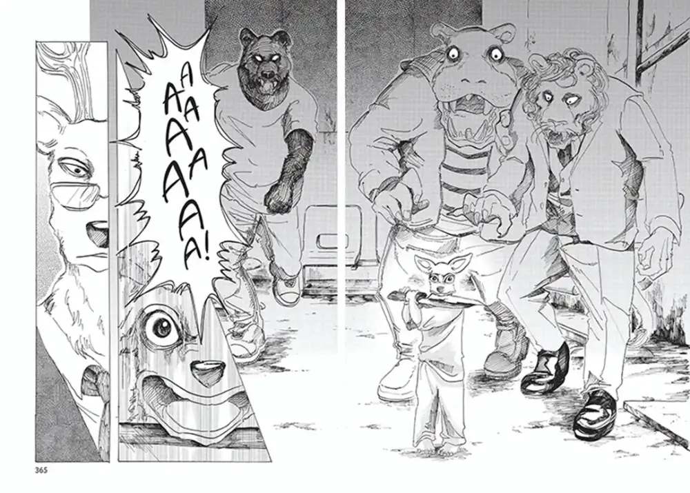طراحی مانگای Beastars