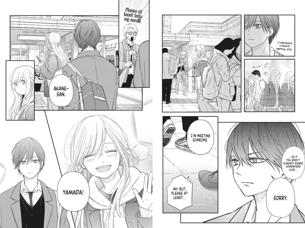 طراحی مانگای My Love Story with Yamada-kun at Lv999