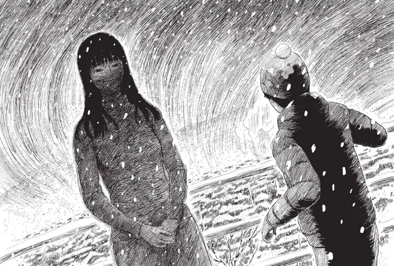 طراحی مانگای Blood on the Tracks
