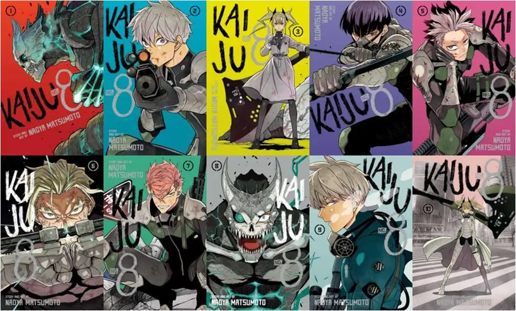 جلد مانگای Kaiju No. 8