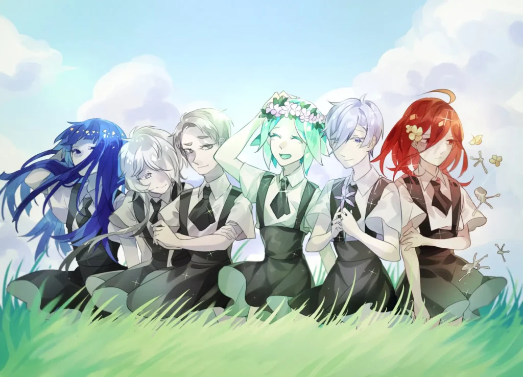 شخصیت های مانگای Land of the Lustrous