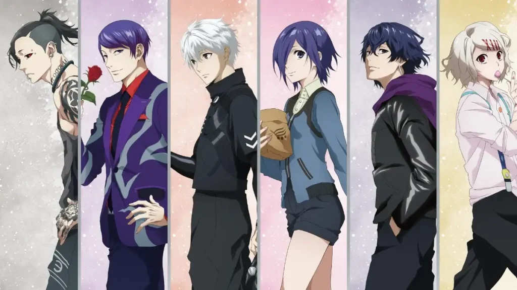 شخصیت های مانگای Tokyo Ghoul