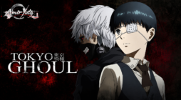 Tokyo Ghoul — کانکی کن با چشم غول و کانکی با موهای سفید و ماسک غول